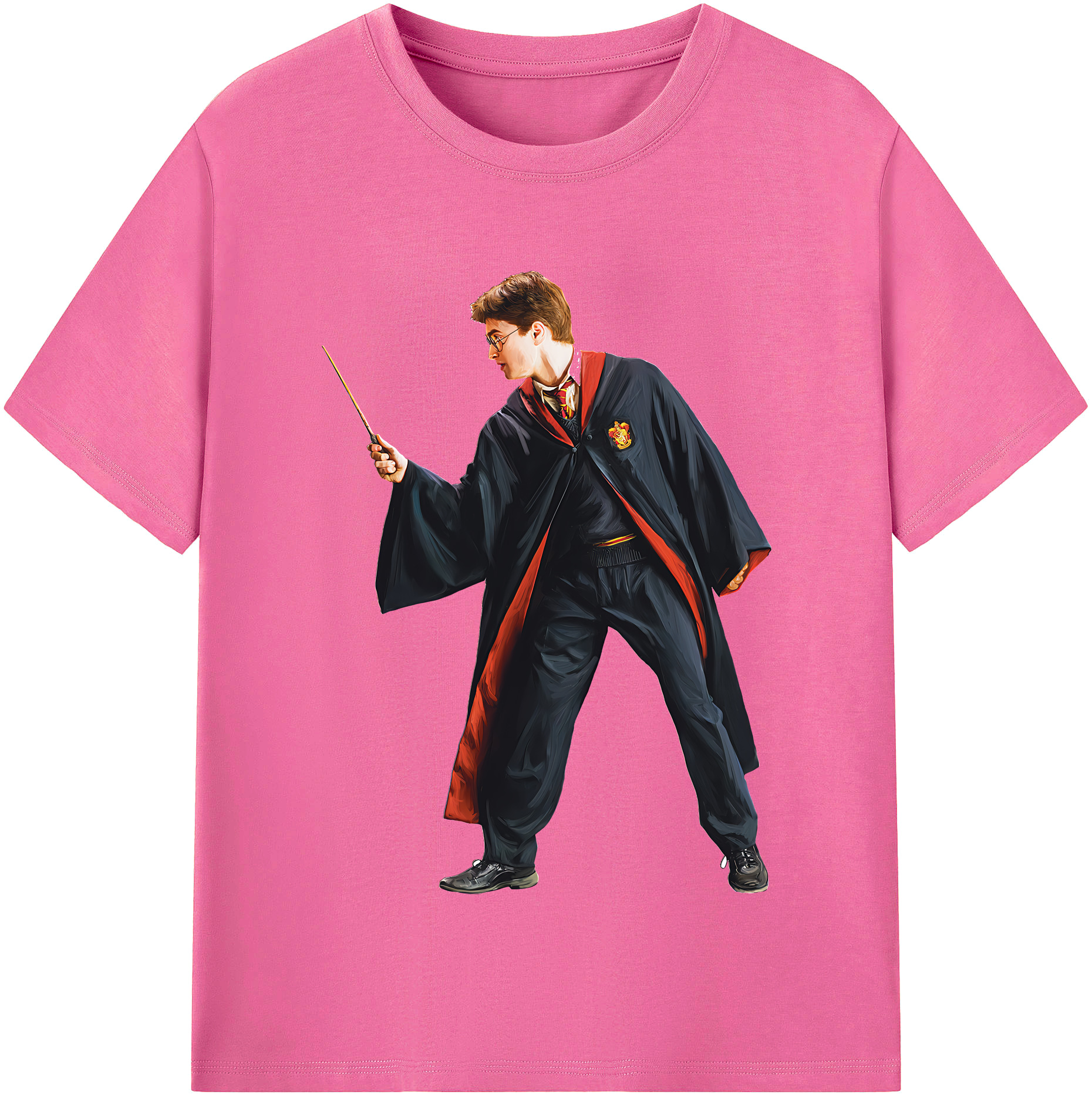 （画像用） Harry Potter ハリー・ポッターシリーズ レディースカジュアルプリントTシャツ（綿100％）
